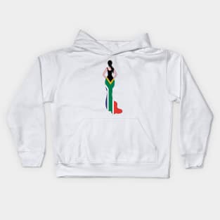 South Africa Woman Kids Hoodie